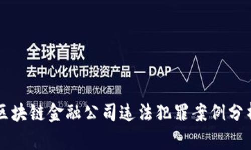 区块链金融公司违法犯罪案例分析